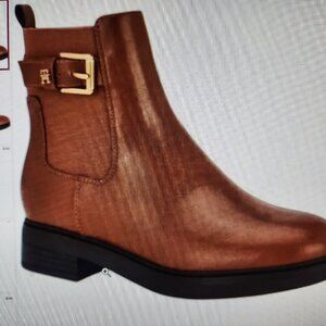 Tommy Hilfiger "Baylon" Brown Zip Boots. NWOT. Size 9.5